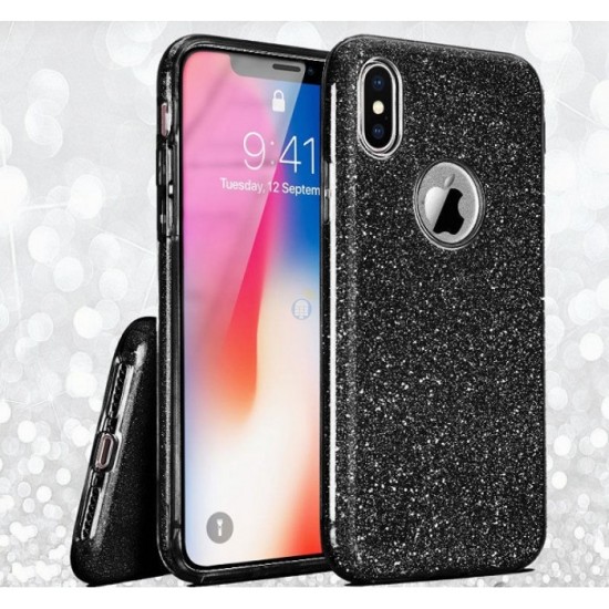 CAPA PREMIUM BLING SPARKLING PARA IPHONE XS PRETO CAPA PREMIUM BLING SPARKLING PARA IPHONE XS PRETO